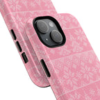 Holiday Knit | Pink MagSafe iPhone Case