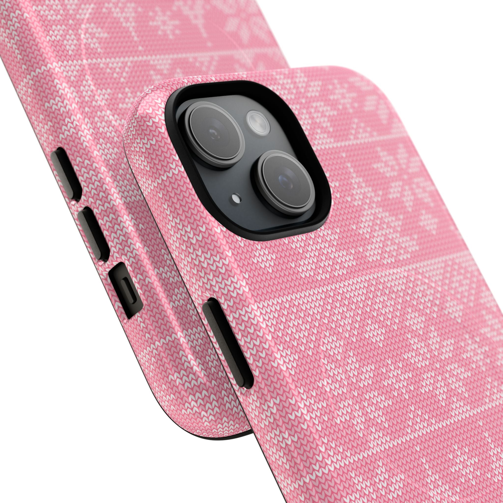 Holiday Knit | Pink MagSafe iPhone Case
