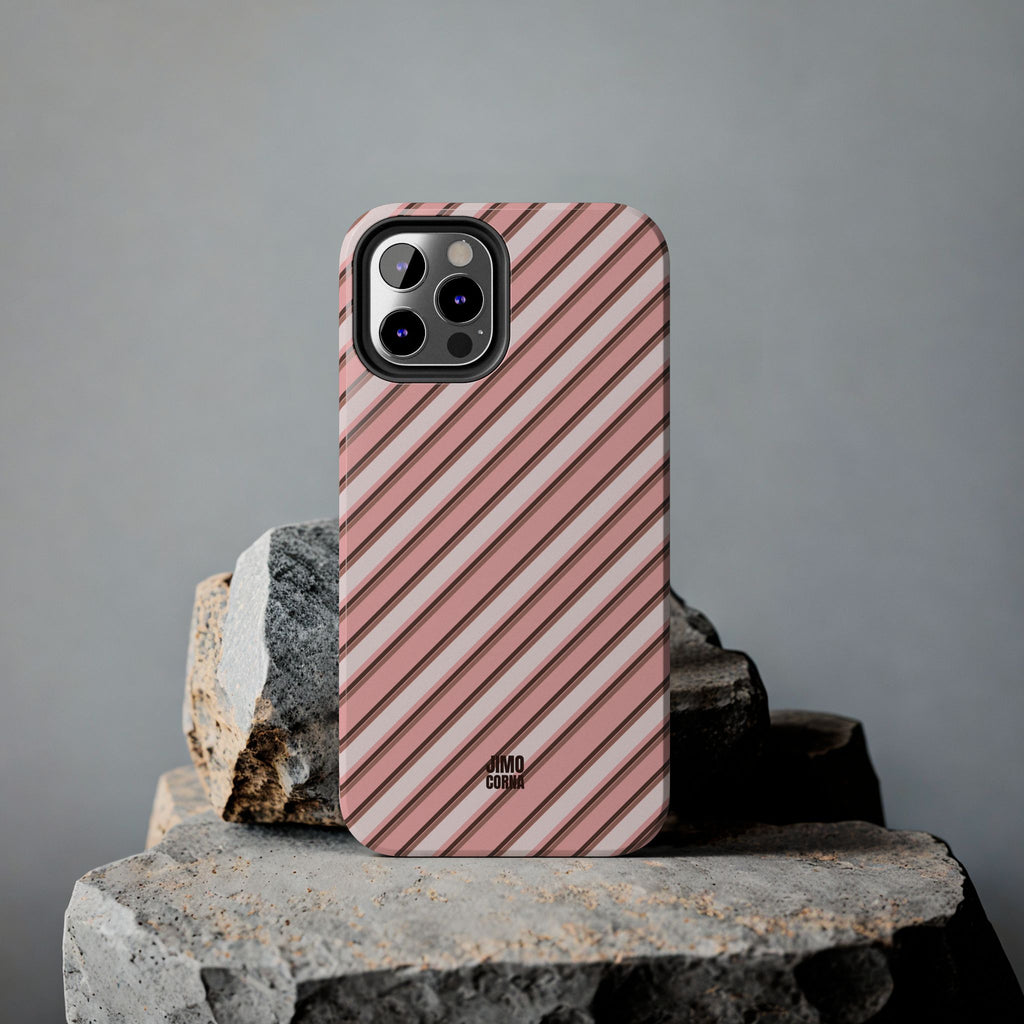Angelina Stripes | Pink - iPhone Case