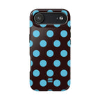 Big Polka Dot | Brown and Blue