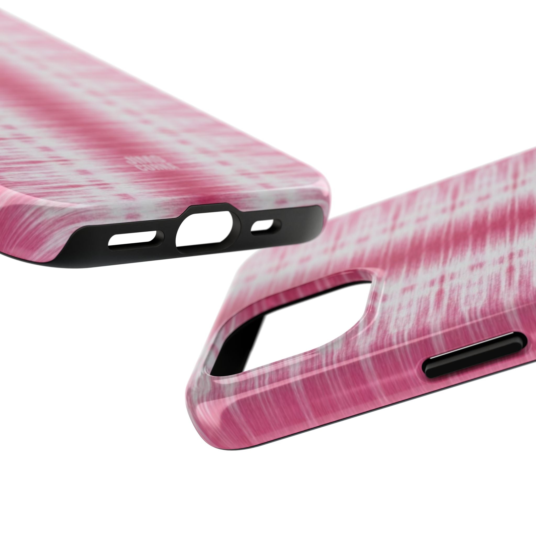 Pink Woven Texture iPhone Case