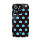 Big Polka Dot | Brown and Blue