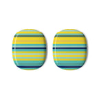 Blue Lemon Stripe AirPods Max Covers