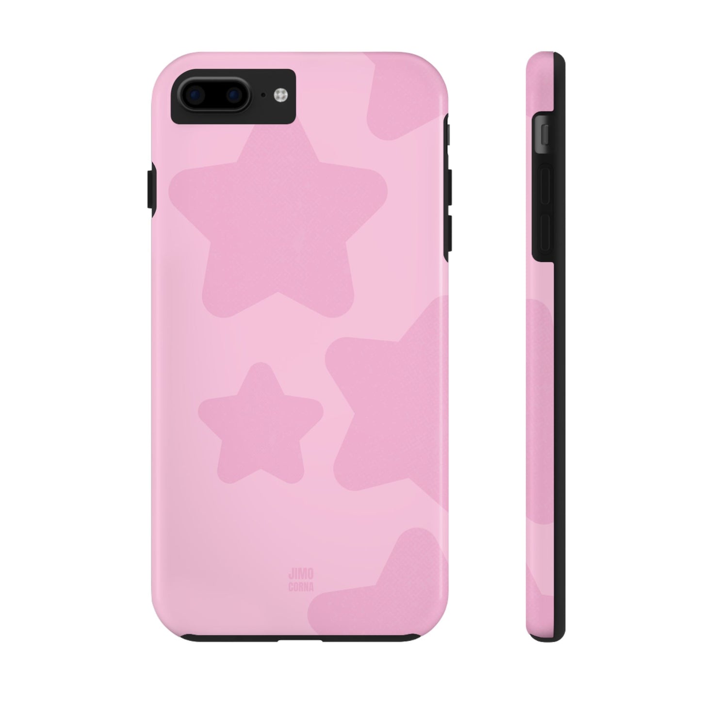 Baby Pink Bold Stars