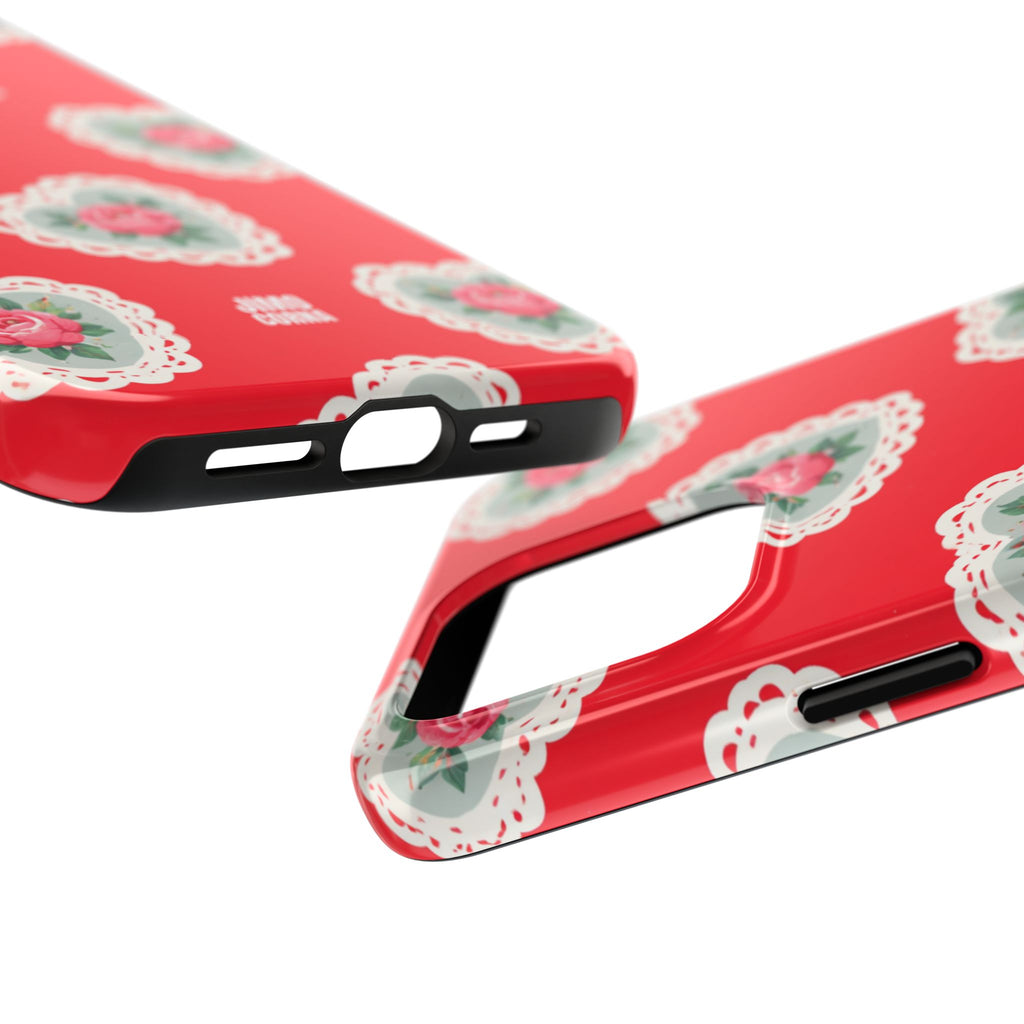 Rosy Lace iPhone Case