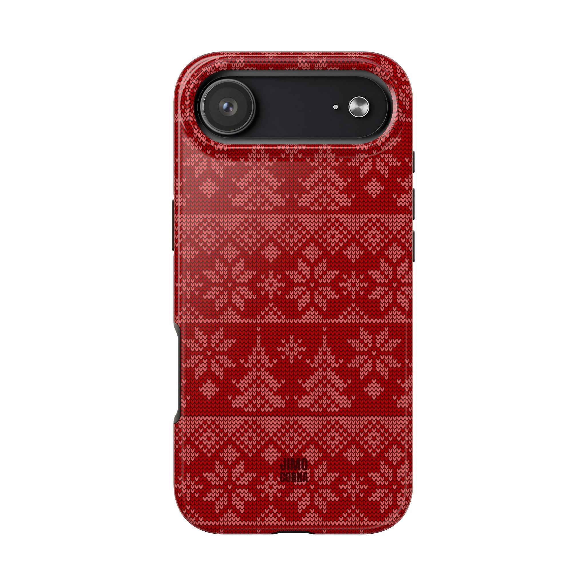 Holiday Knit | Red iPhone Case