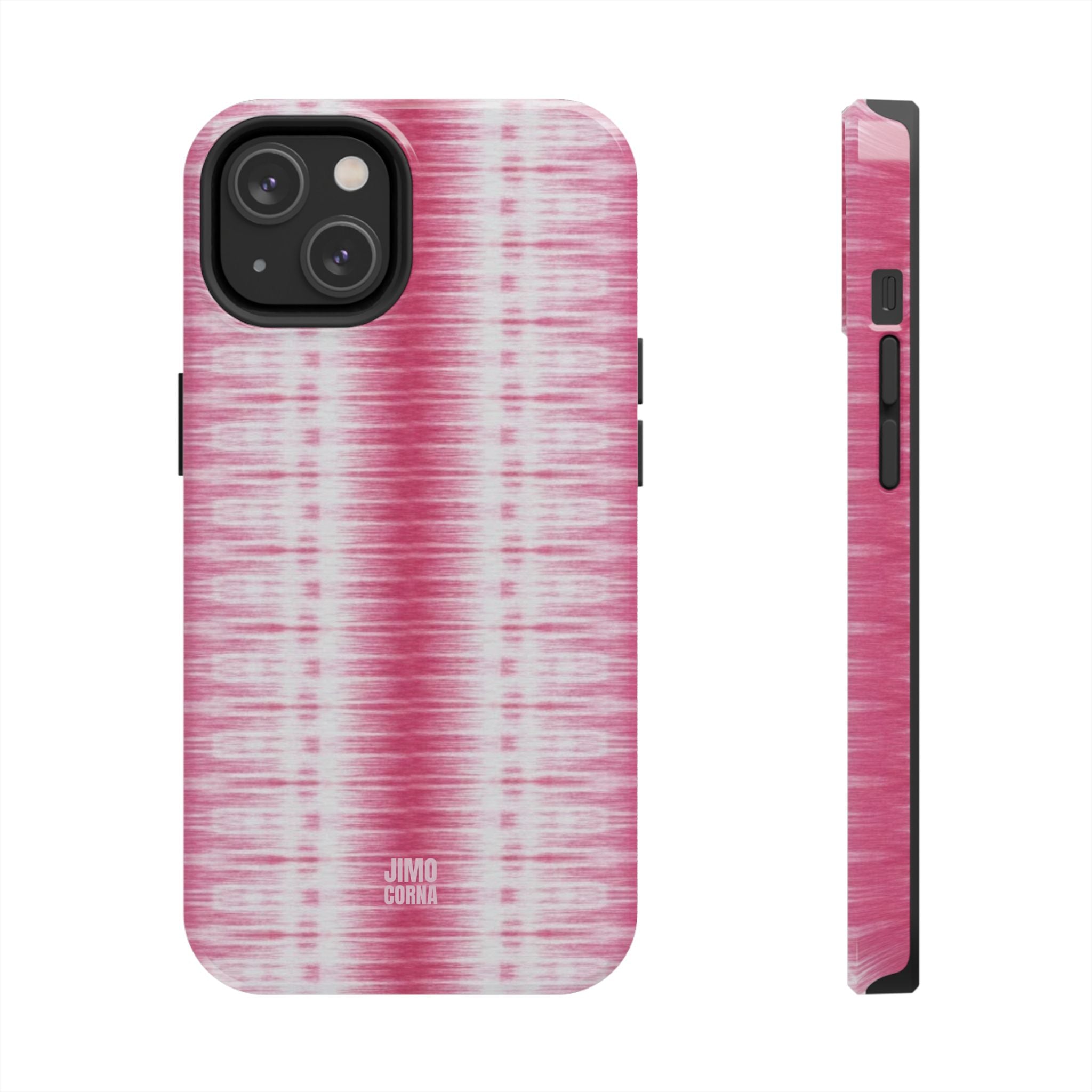 Pink Woven Texture iPhone Case