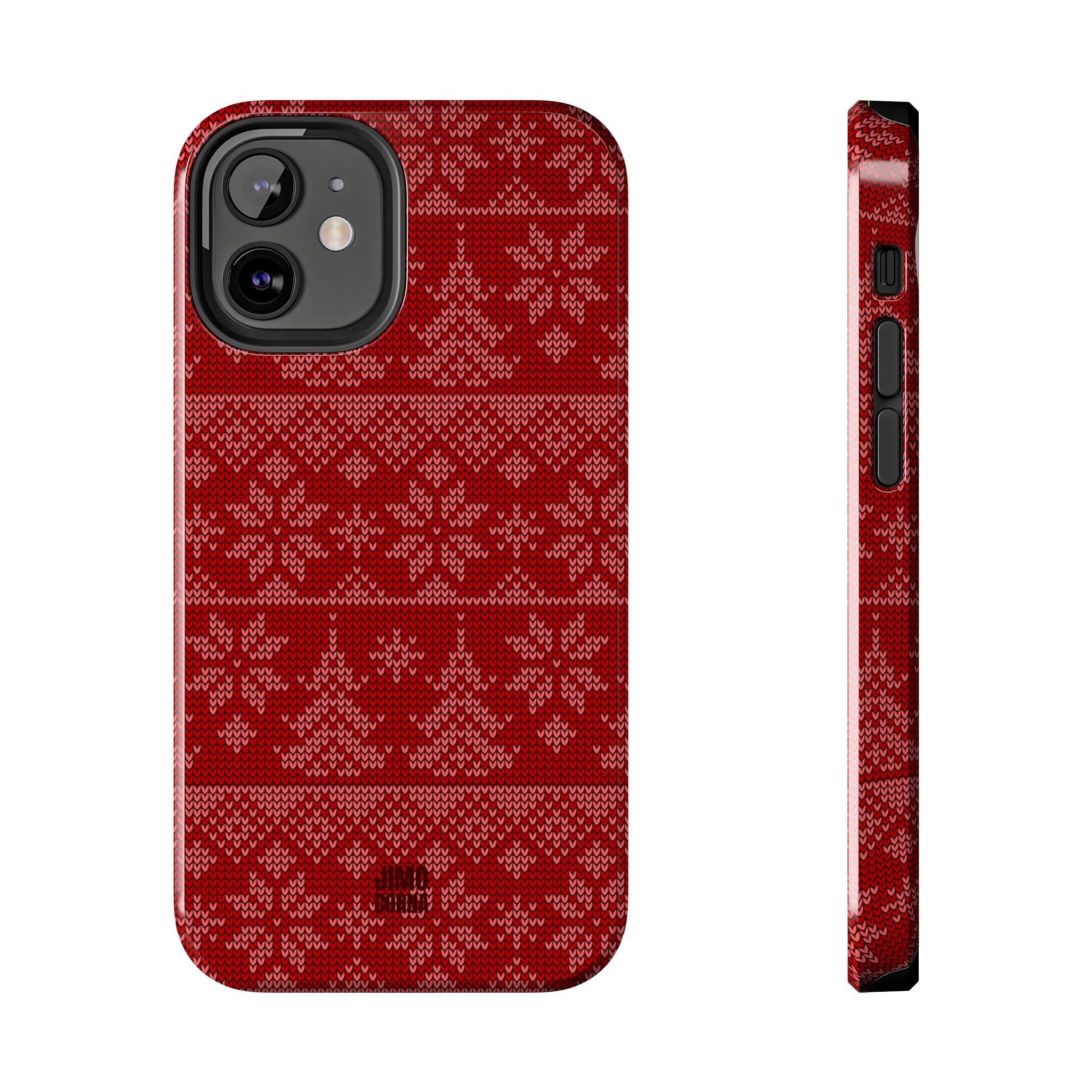 Holiday Knit | Red iPhone Case
