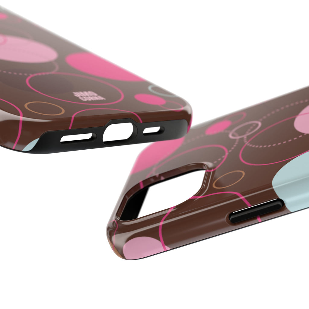 Spiral Pop iPhone Case | Brown