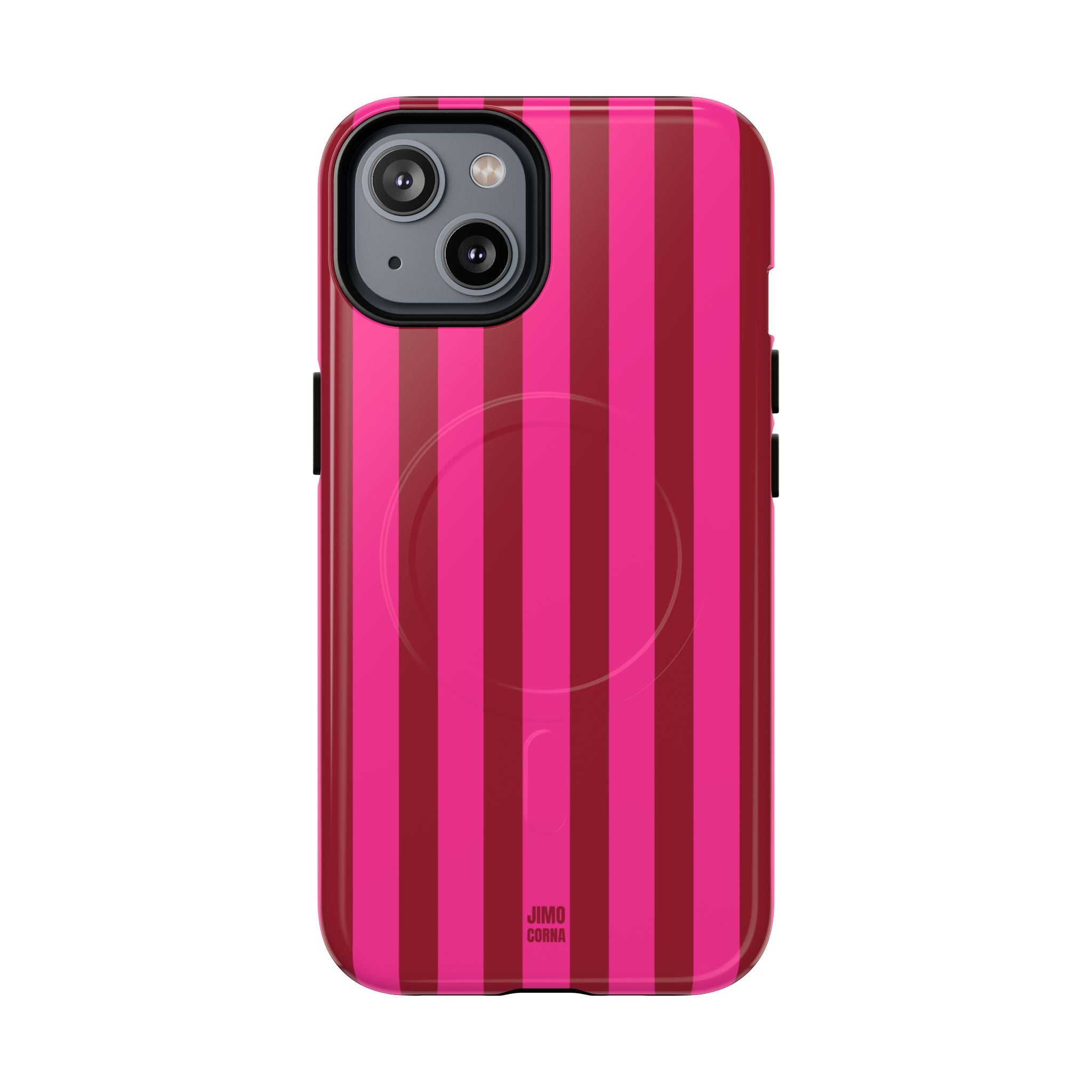 Strawberry Burst Bold Stripes