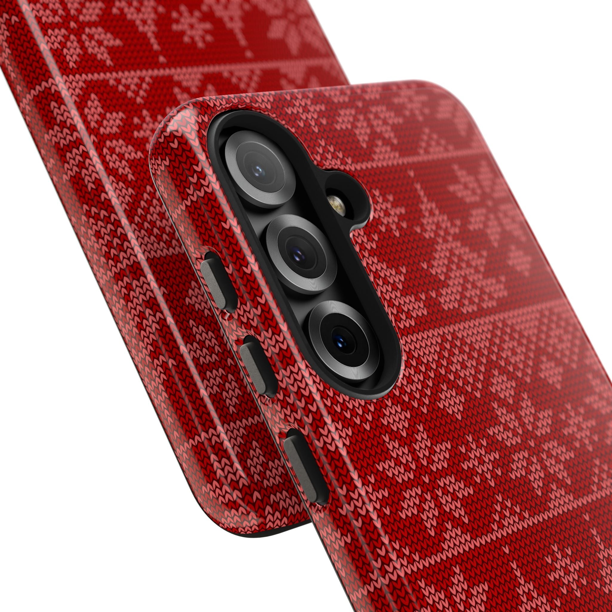 Holiday Knit | Red iPhone Case