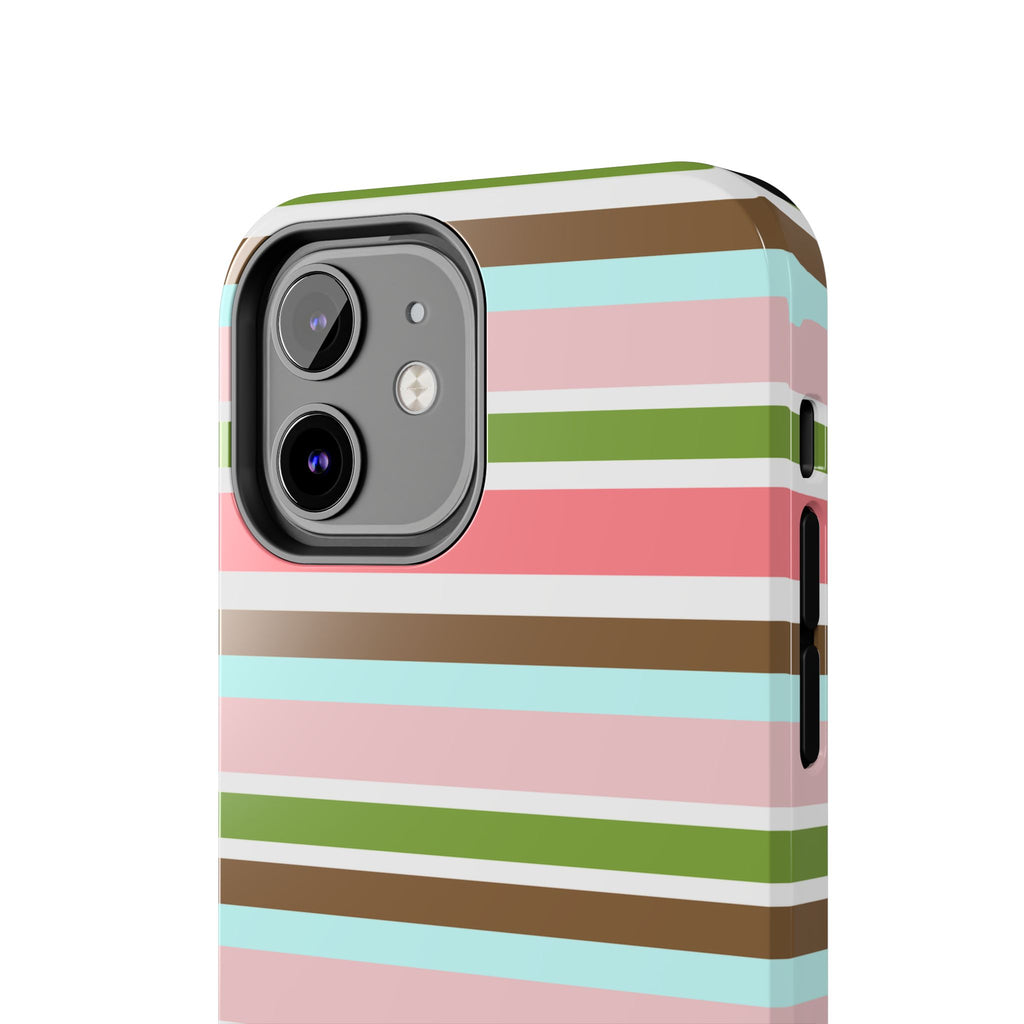 Sweet Candy Stripes iPhone Case