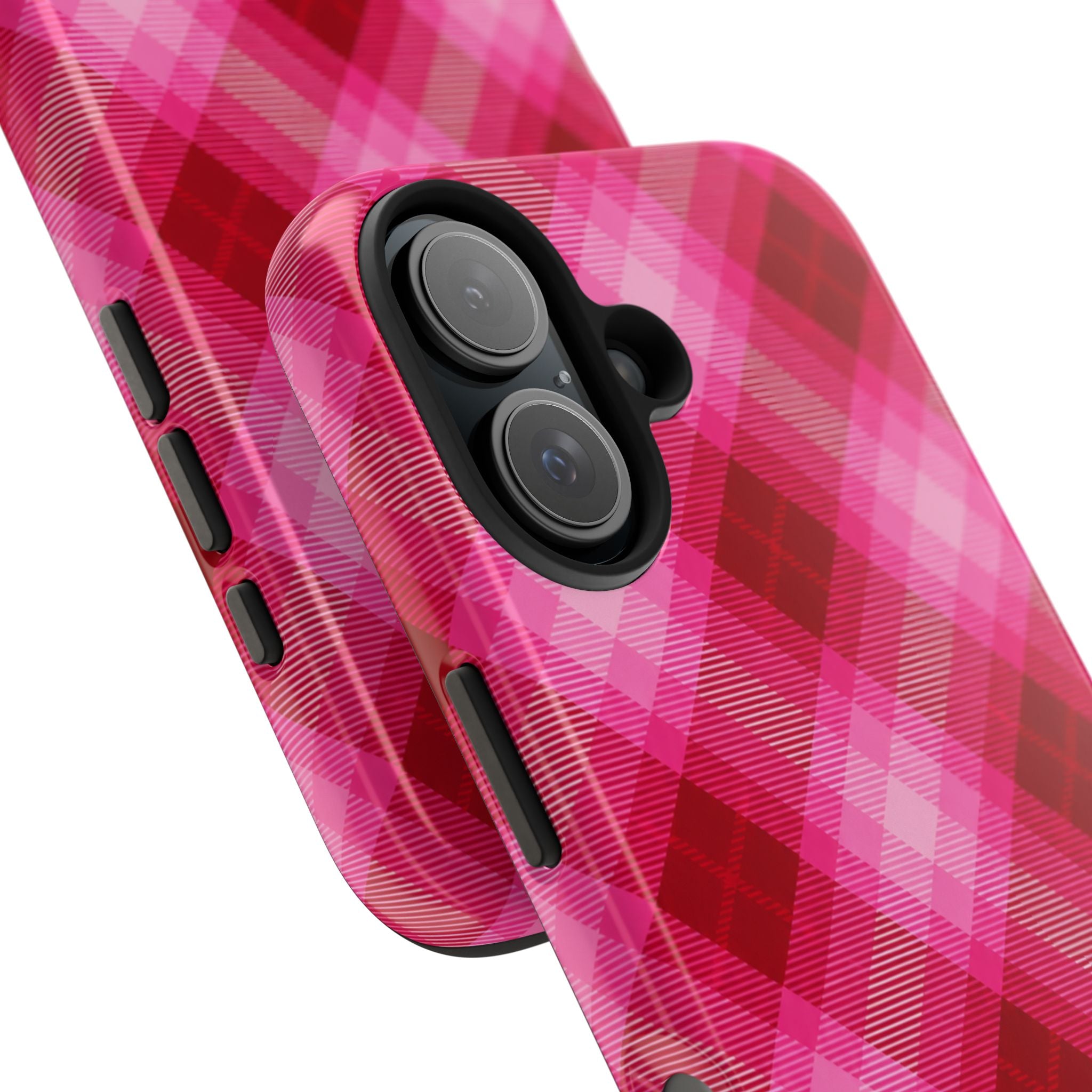 Pink Picnic Plaid iPhone Case