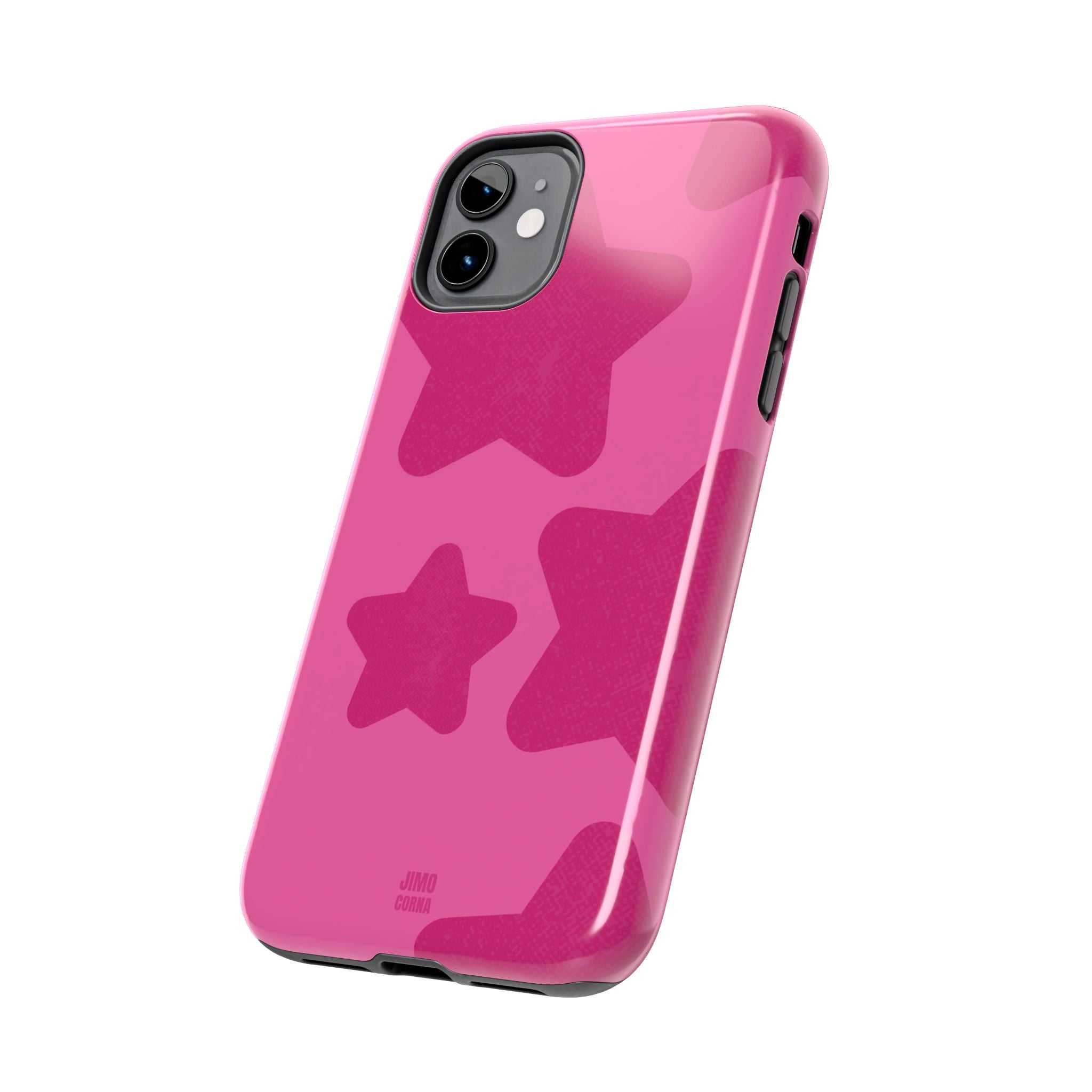 Hot Pink Bold Stars