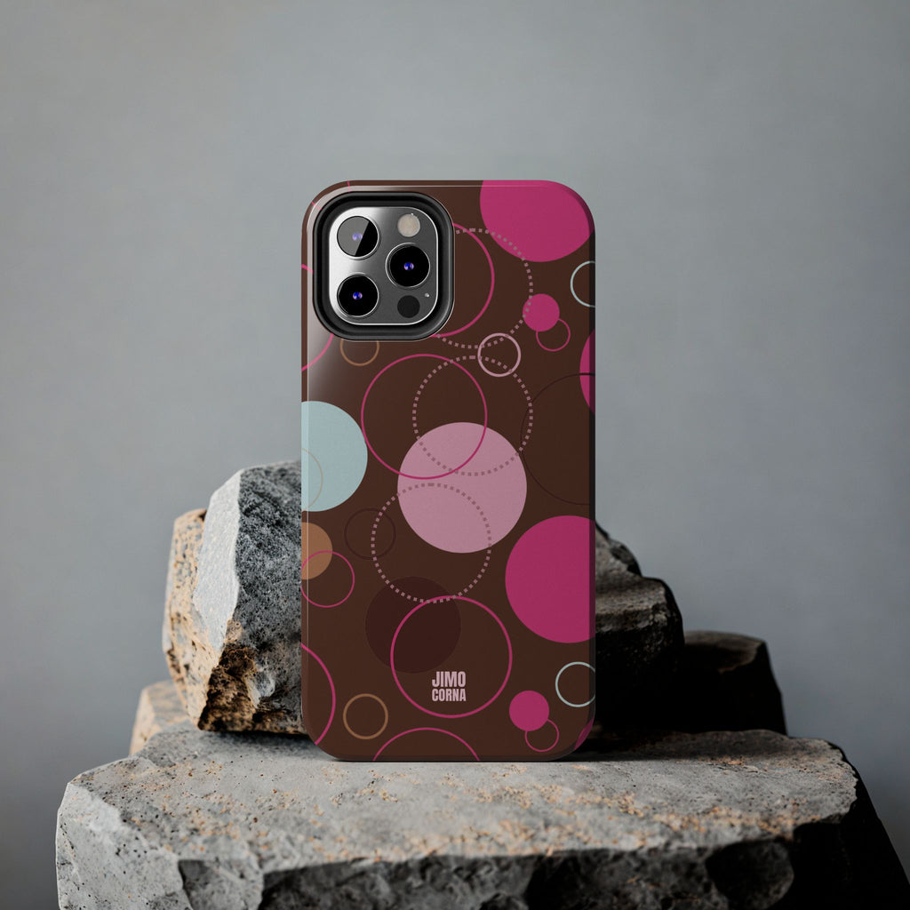 Spiral Pop iPhone Case | Brown