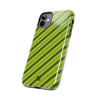 Angelina Stripes | Olive - iPhone Case