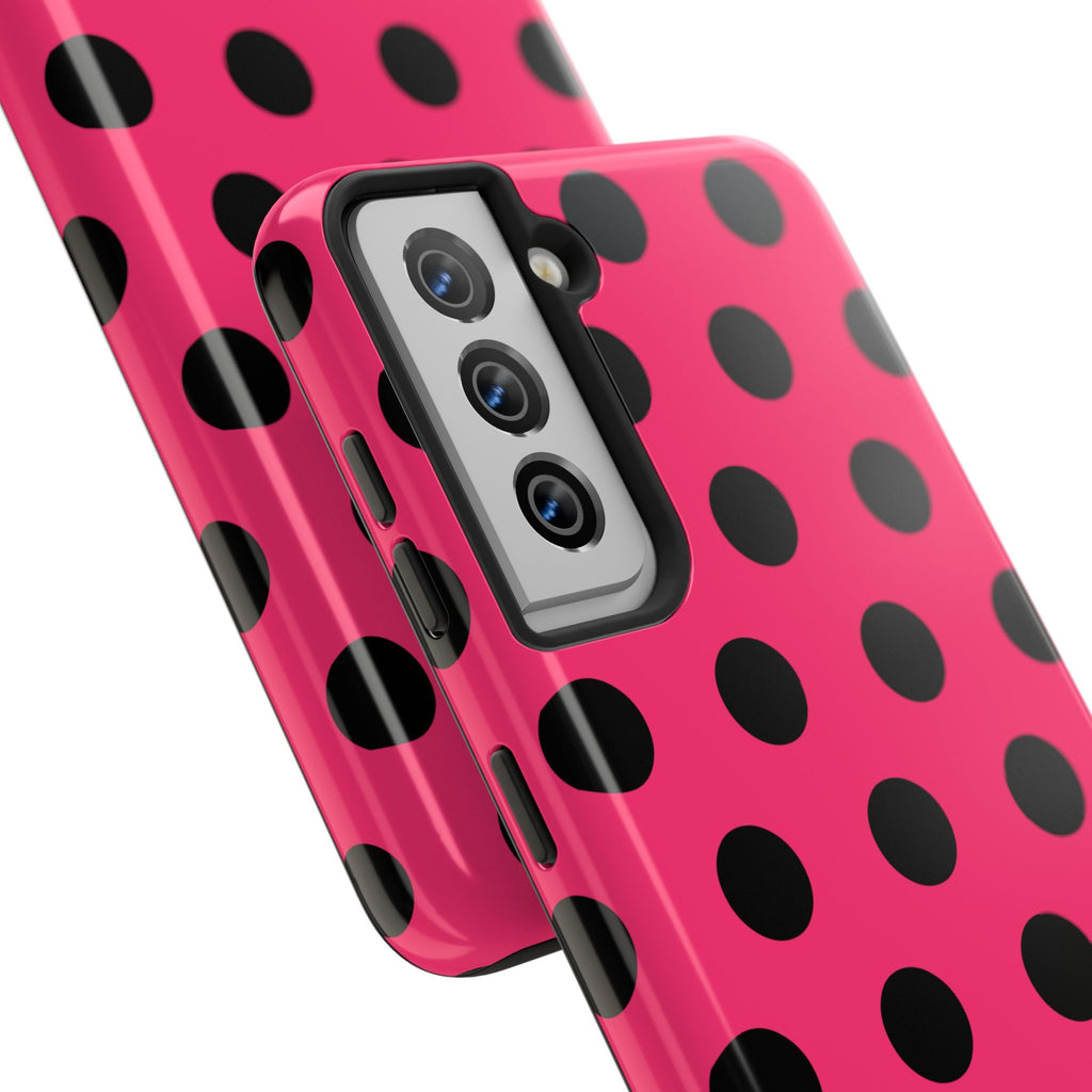 Big Polka Dot | Hot Pink and Black