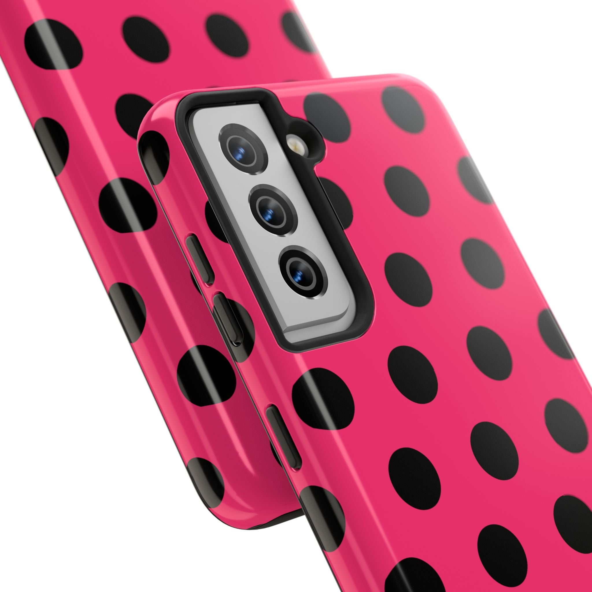 Big Polka Dot | Hot Pink and Black