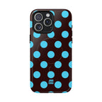 Big Polka Dot | Brown and Blue