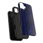 Bold Stripes iPhone Case | Navy Blue