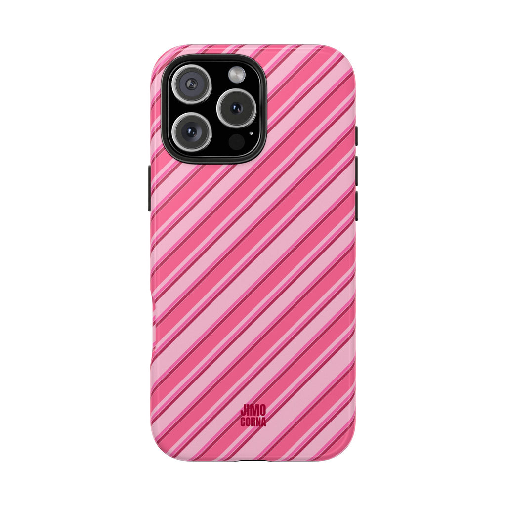 Angelina Stripes | Hot Pink - iPhone Case