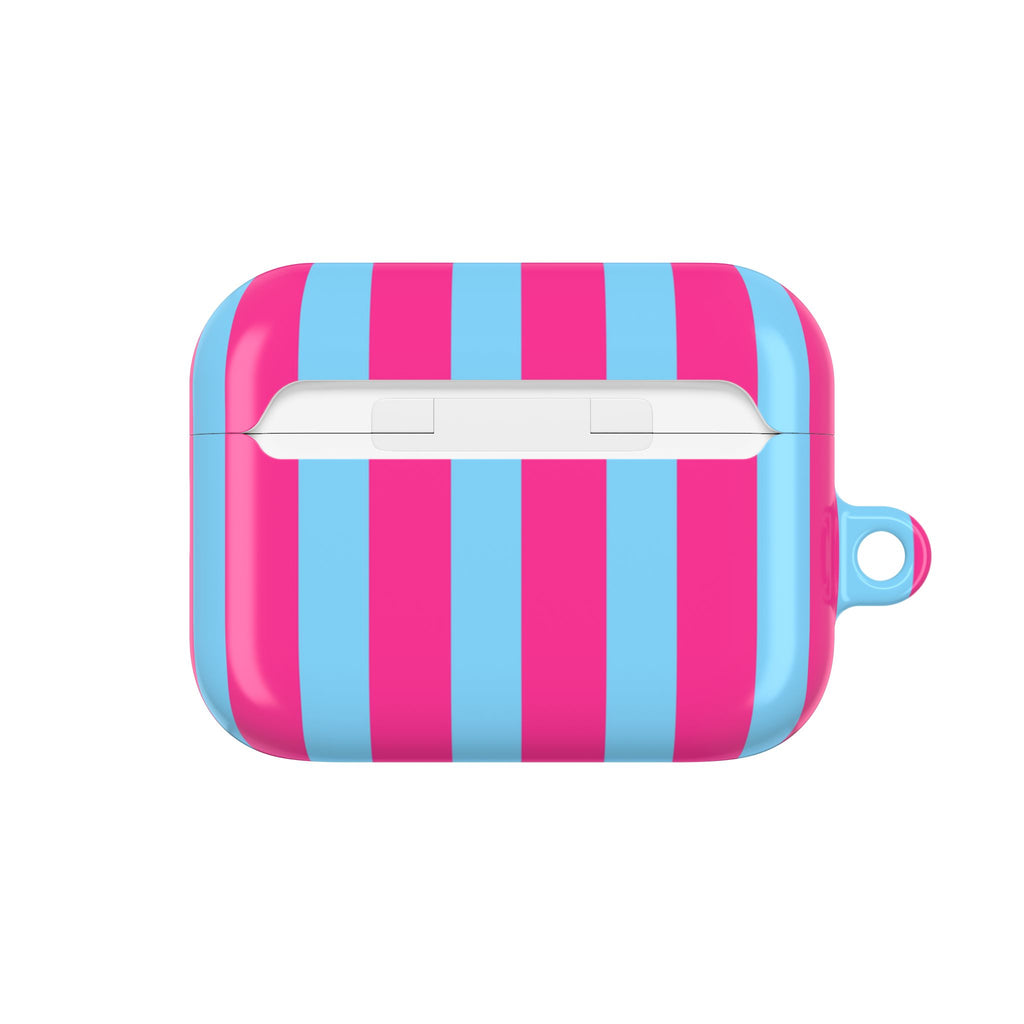 Bold Stripes AirPods Case | Cotton Candy
