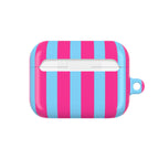 Bold Stripes AirPods Case | Cotton Candy
