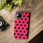 Big Polka Dot | Hot Pink and Black