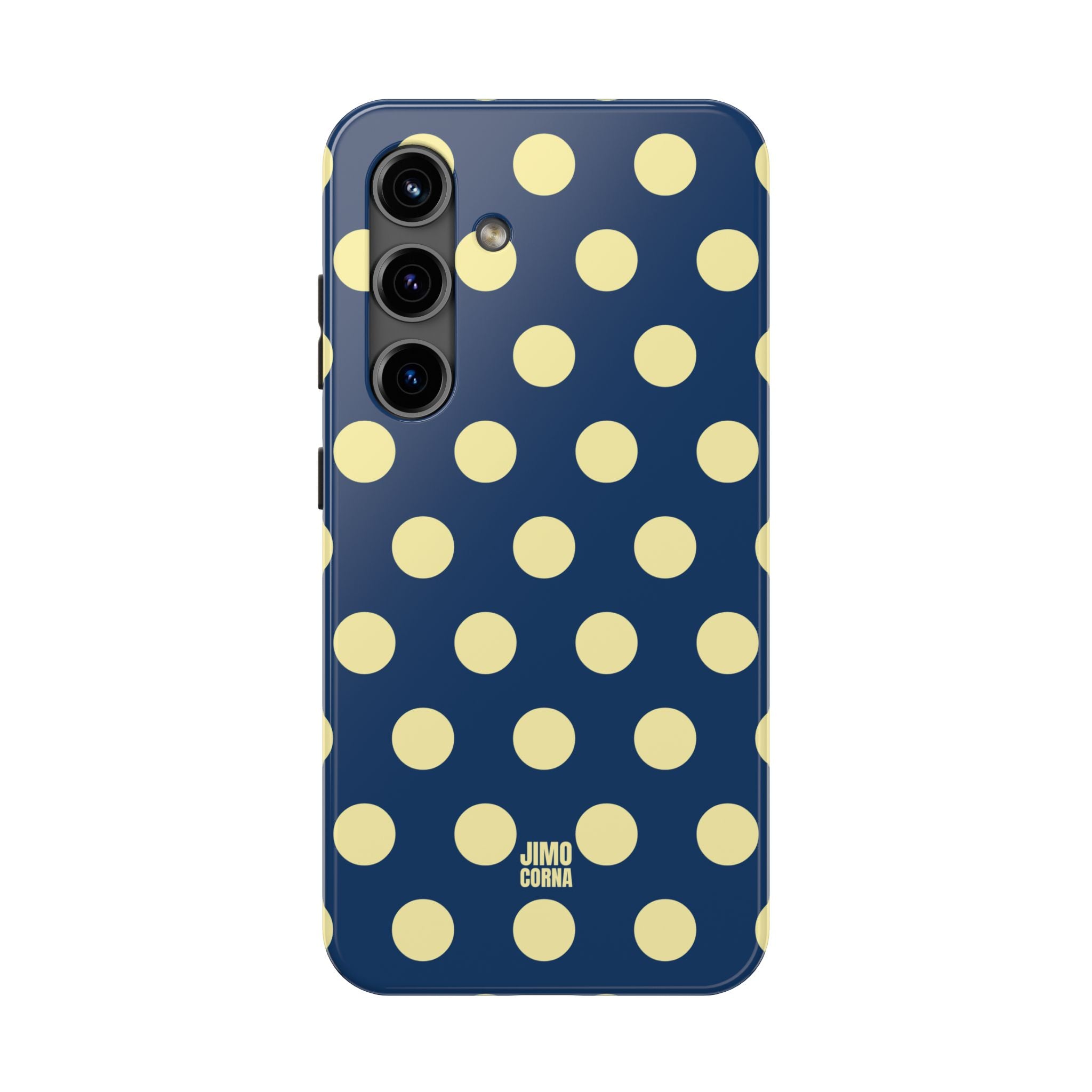 Big Polka Dot | Blue and Cream