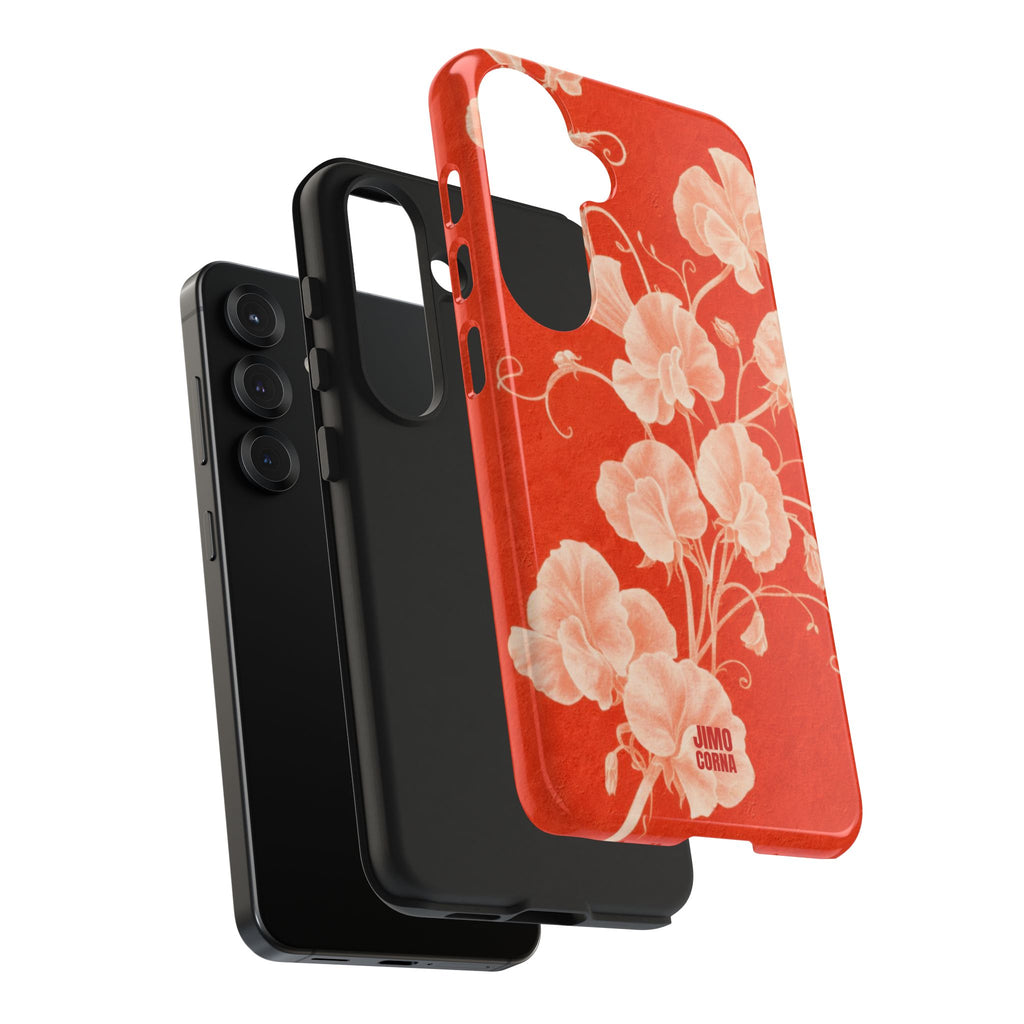 Red Flora Samsung Galaxy Case