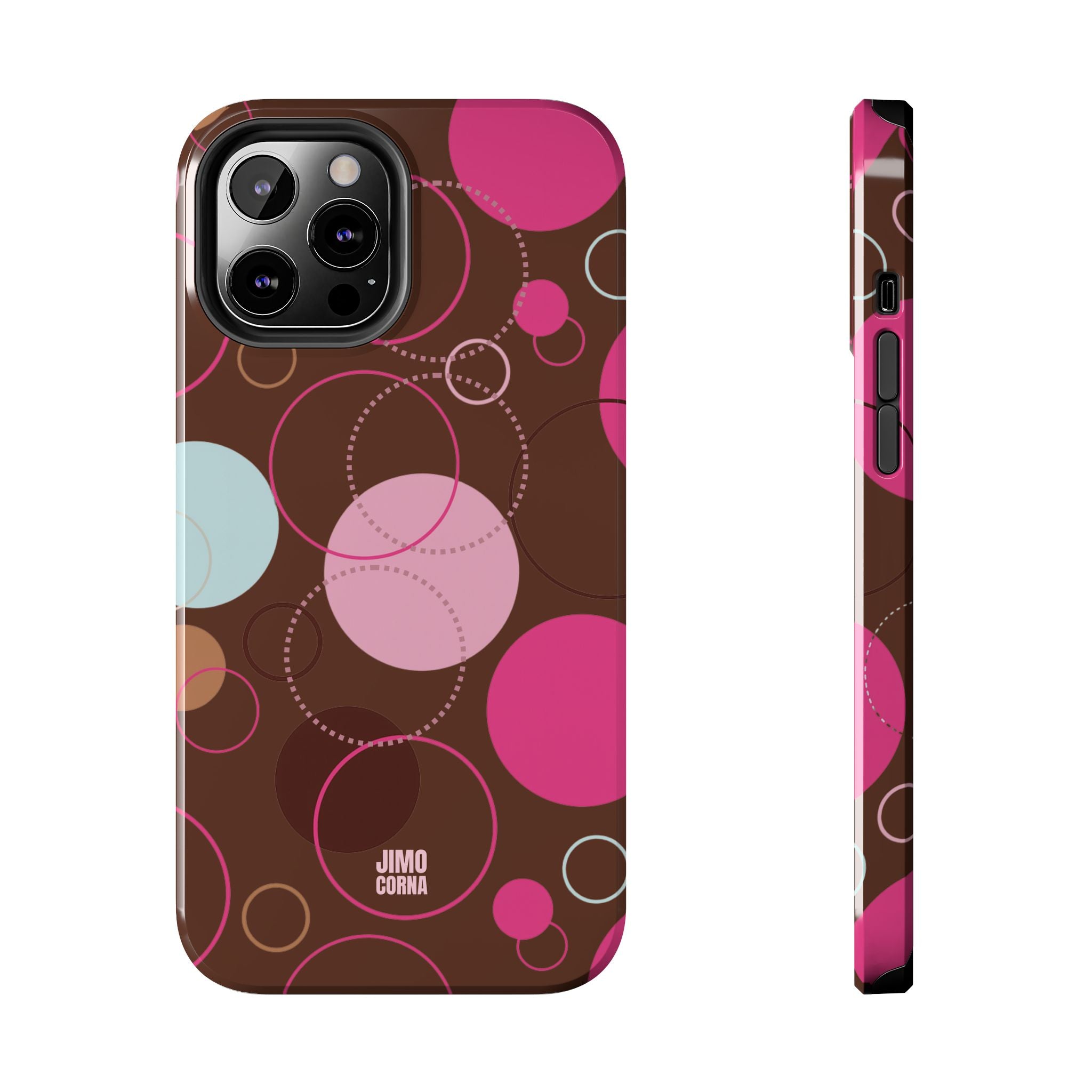 Spiral Pop iPhone Case | Brown