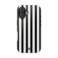 Bold Stripes iPhone Case | Black and White