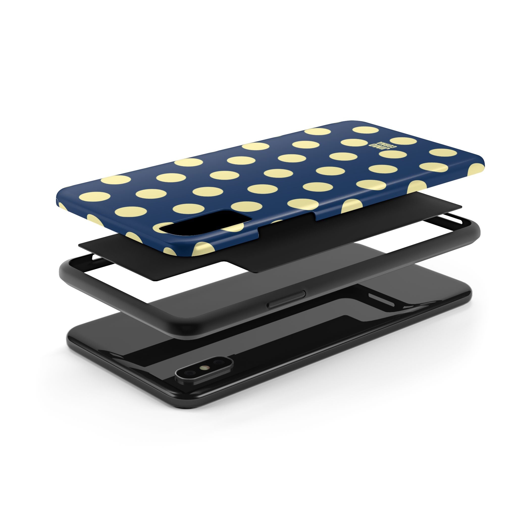Big Polka Dot | Blue and Cream