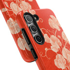 Red Flora Samsung Galaxy Case