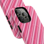 Angelina Stripes | Hot Pink - MagSafe iPhone Case