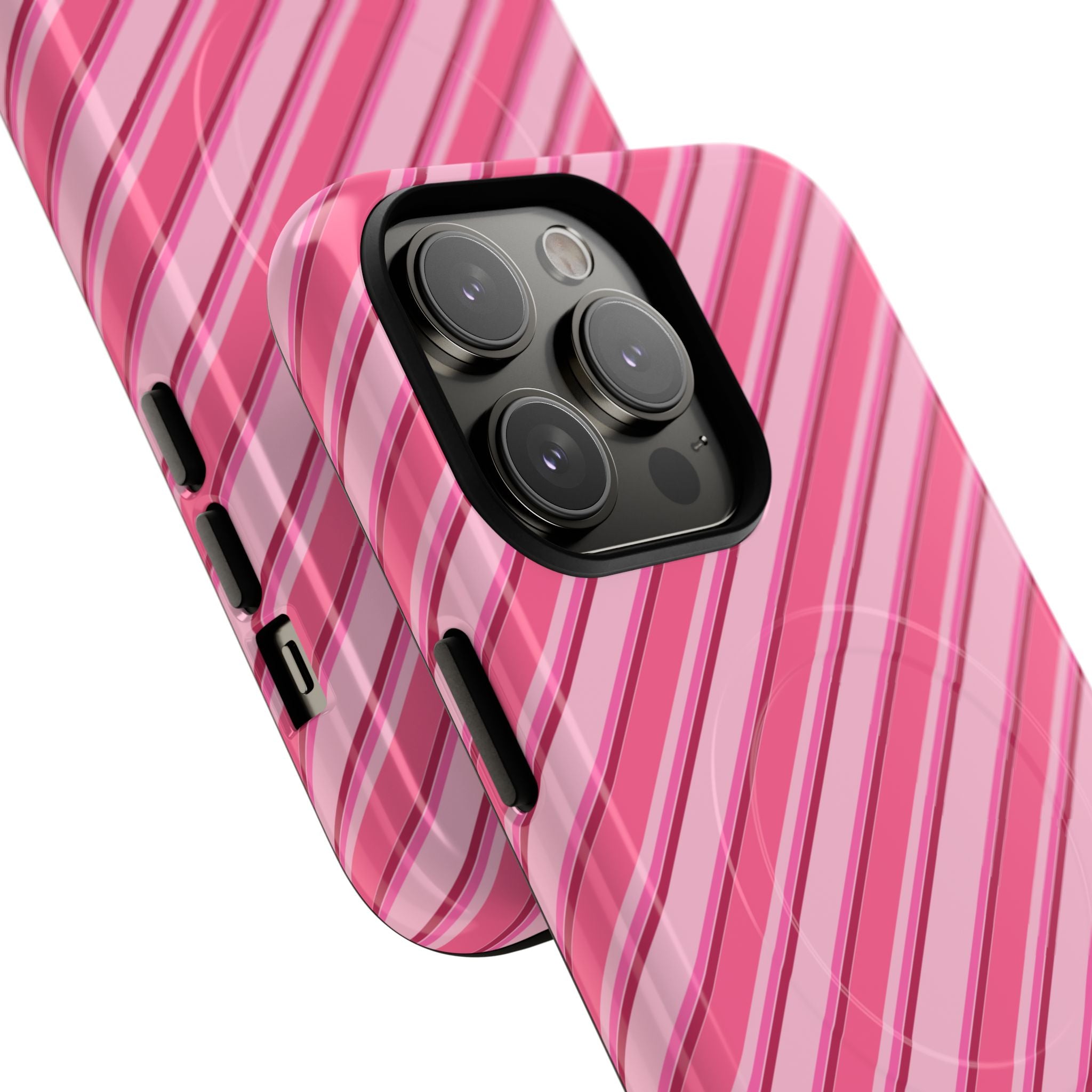 Angelina Stripes | Hot Pink - MagSafe iPhone Case