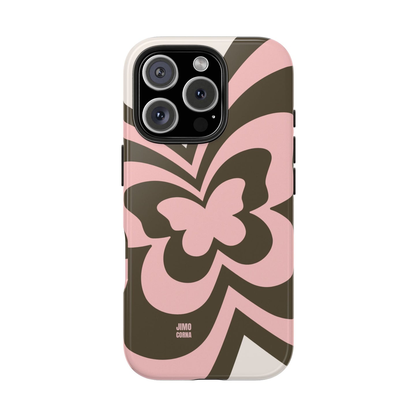 Pink Retro Butterfly