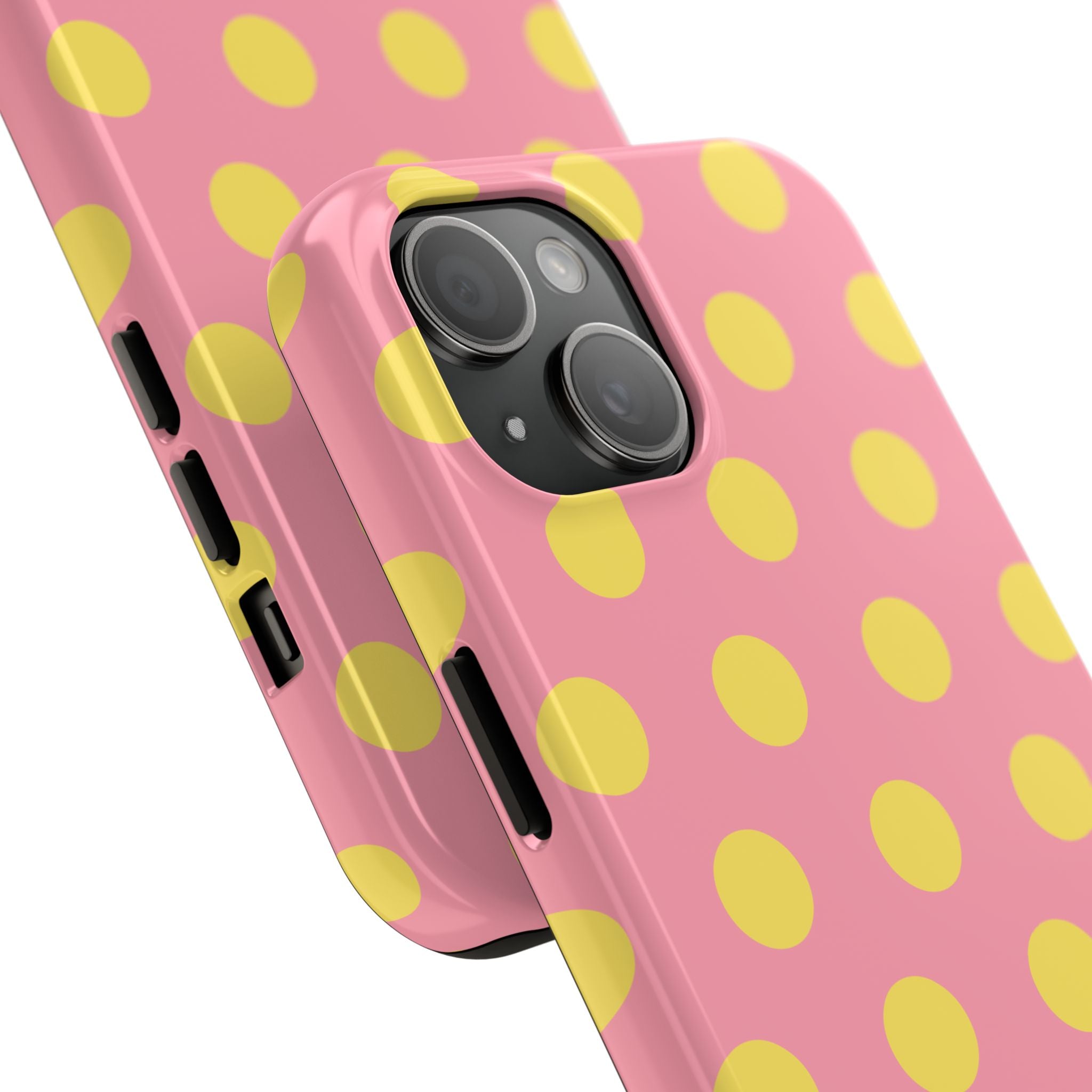 Big Polka Dot | Pink and Yellow