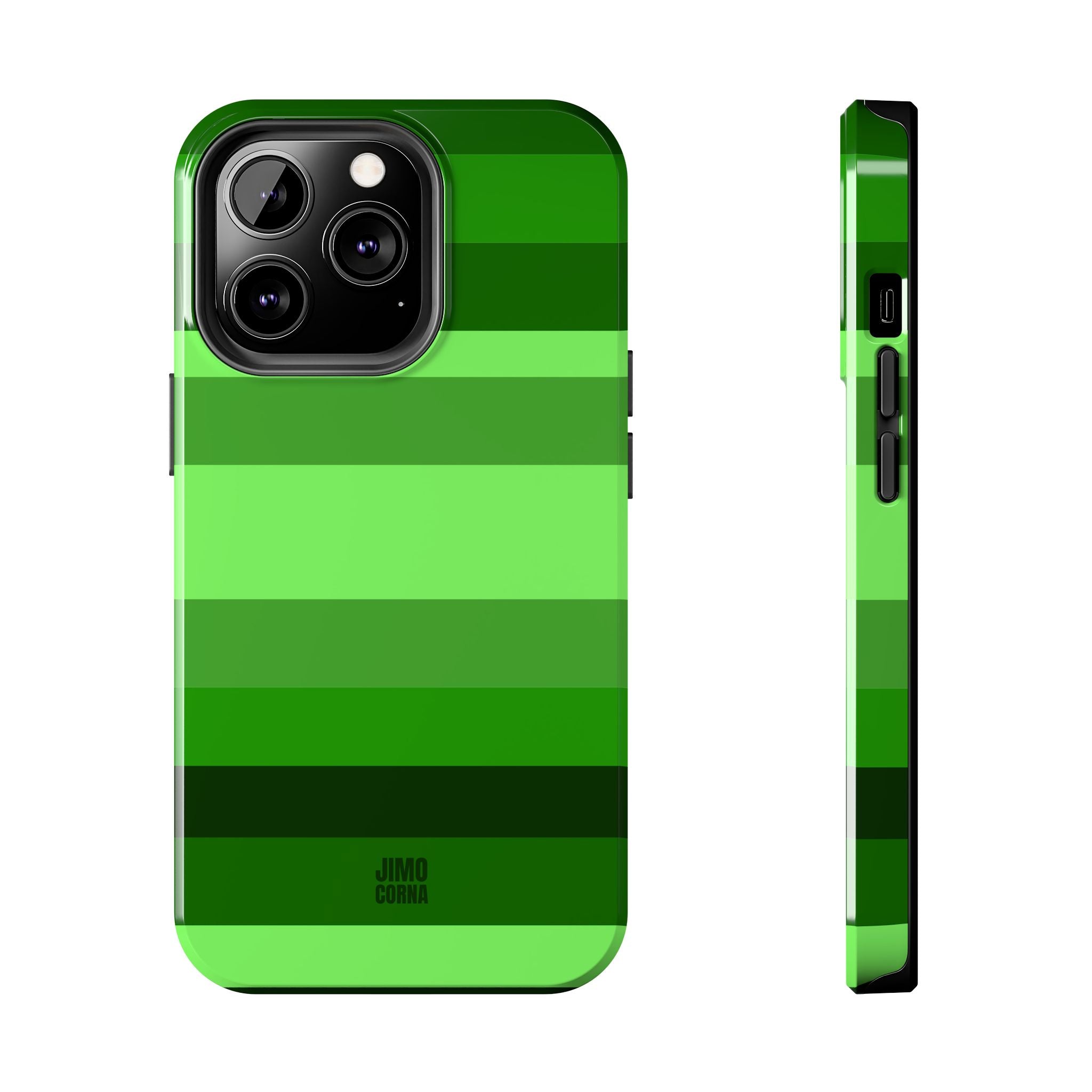 Matcha Stripe iPhone Case
