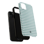 Farm Gingham iPhone Case | Blue
