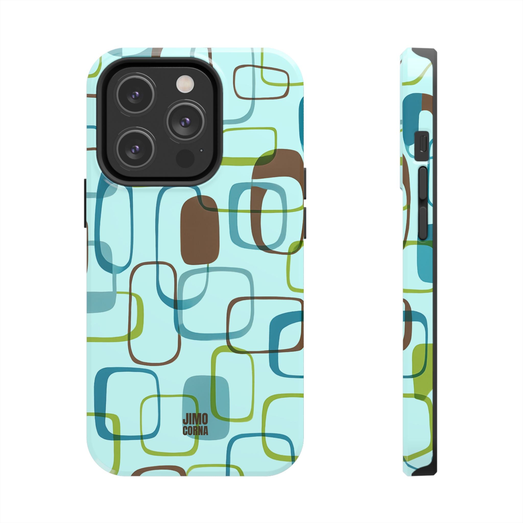 Coast Blocks iPhone Case | Mint
