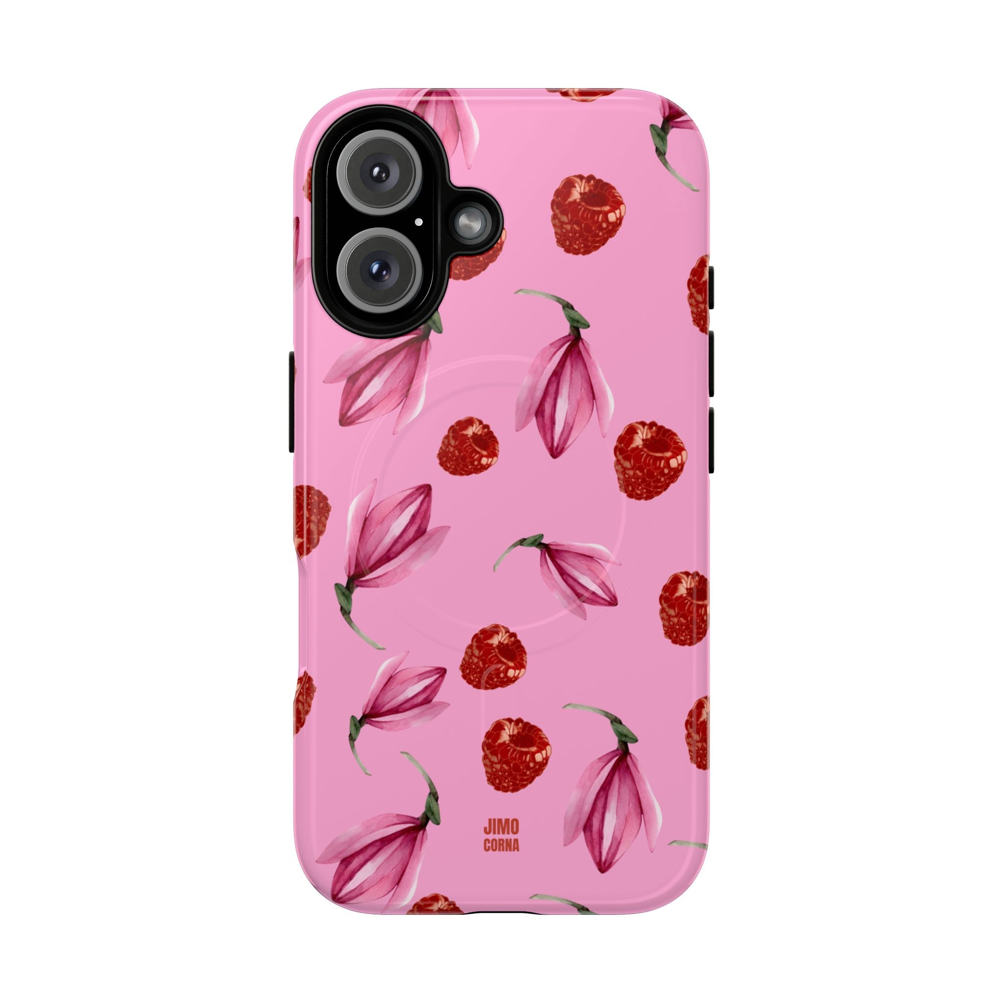 Raspberries and Flowers