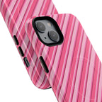 Angelina Stripes | Hot Pink - MagSafe iPhone Case