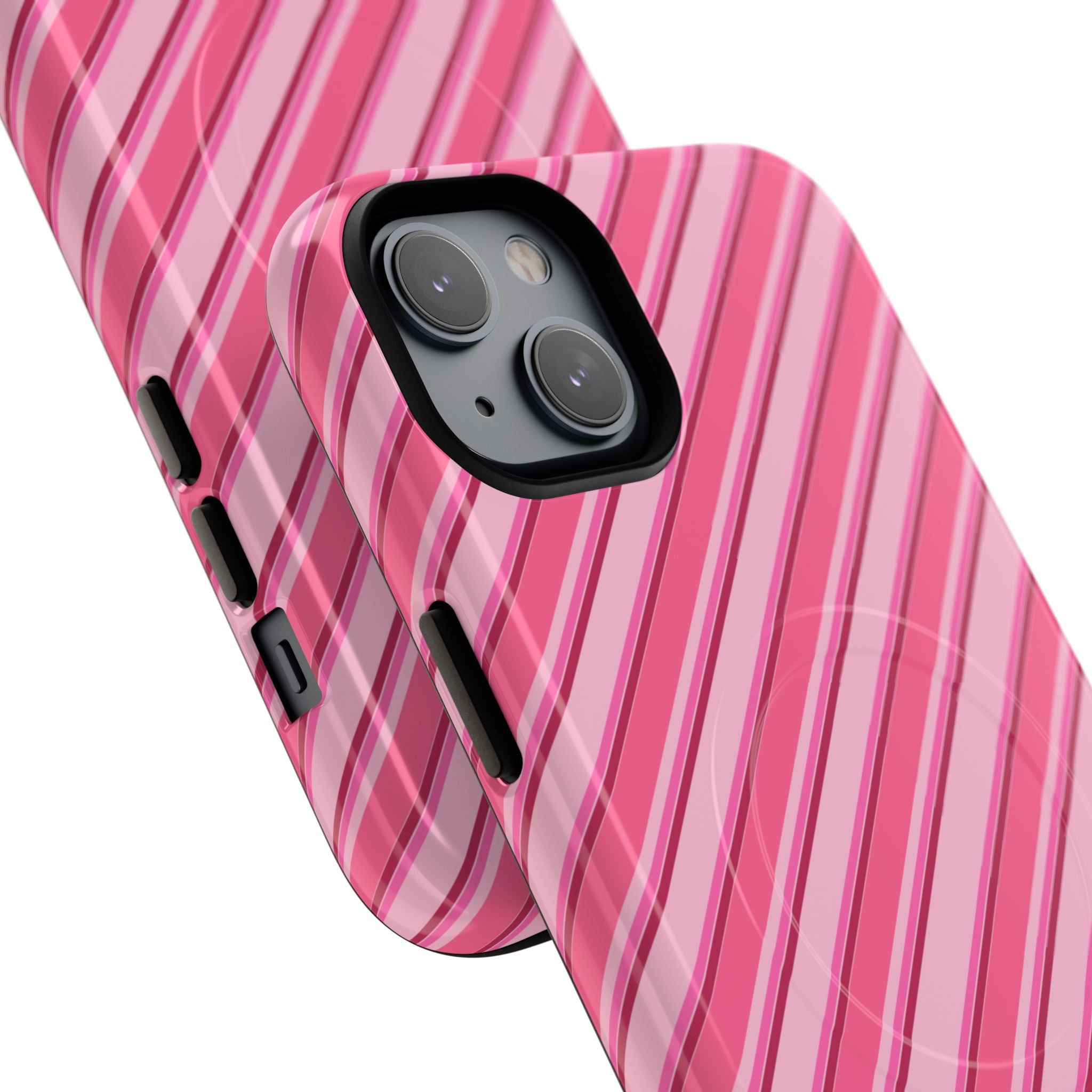 Angelina Stripes | Hot Pink - MagSafe iPhone Case