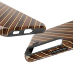 Angelina Stripes | Brown - iPhone Case