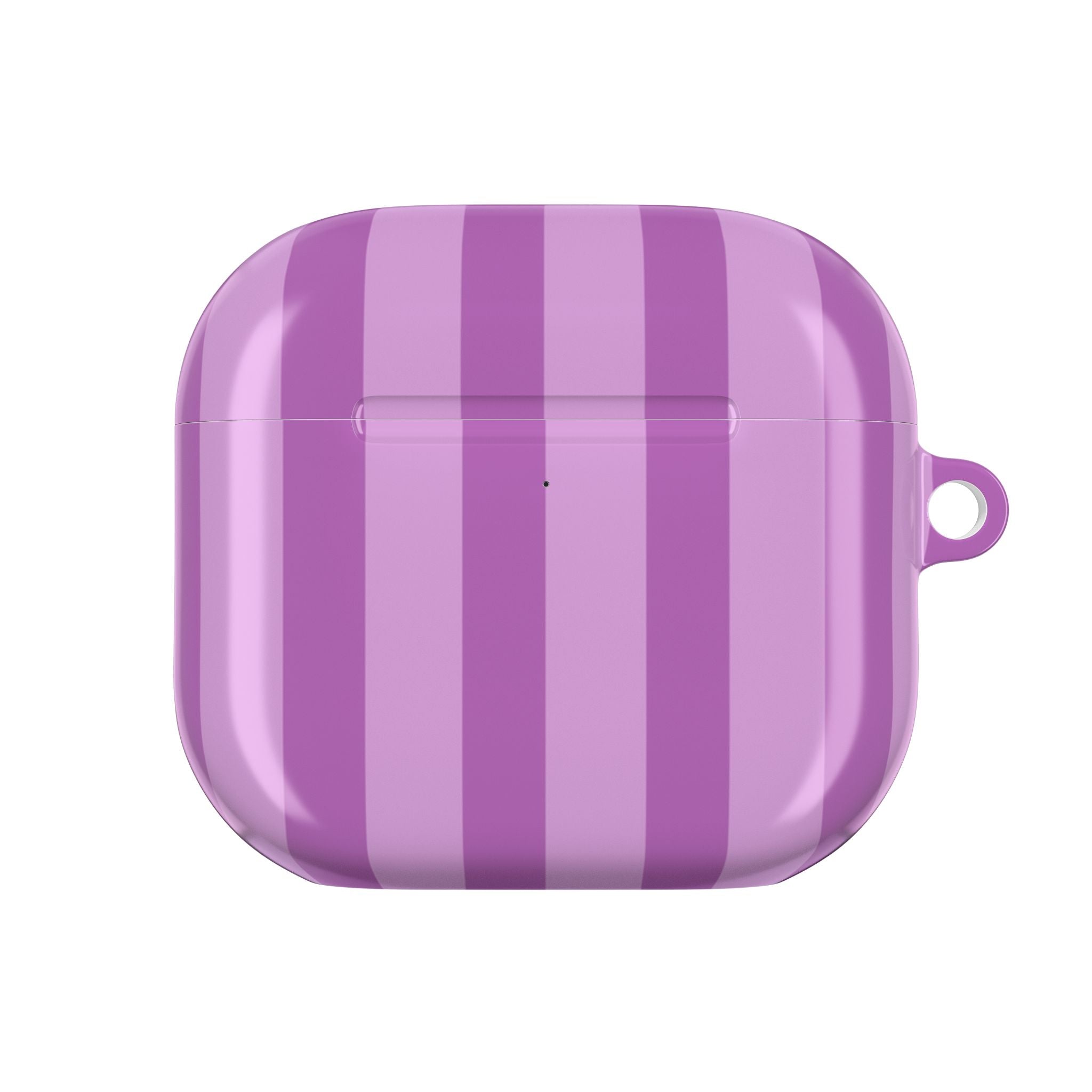 Bold Stripes AirPods Case | Plum