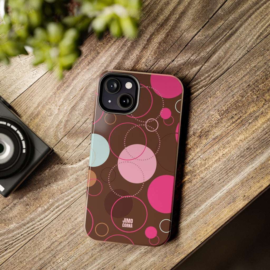 Spiral Pop iPhone Case | Brown