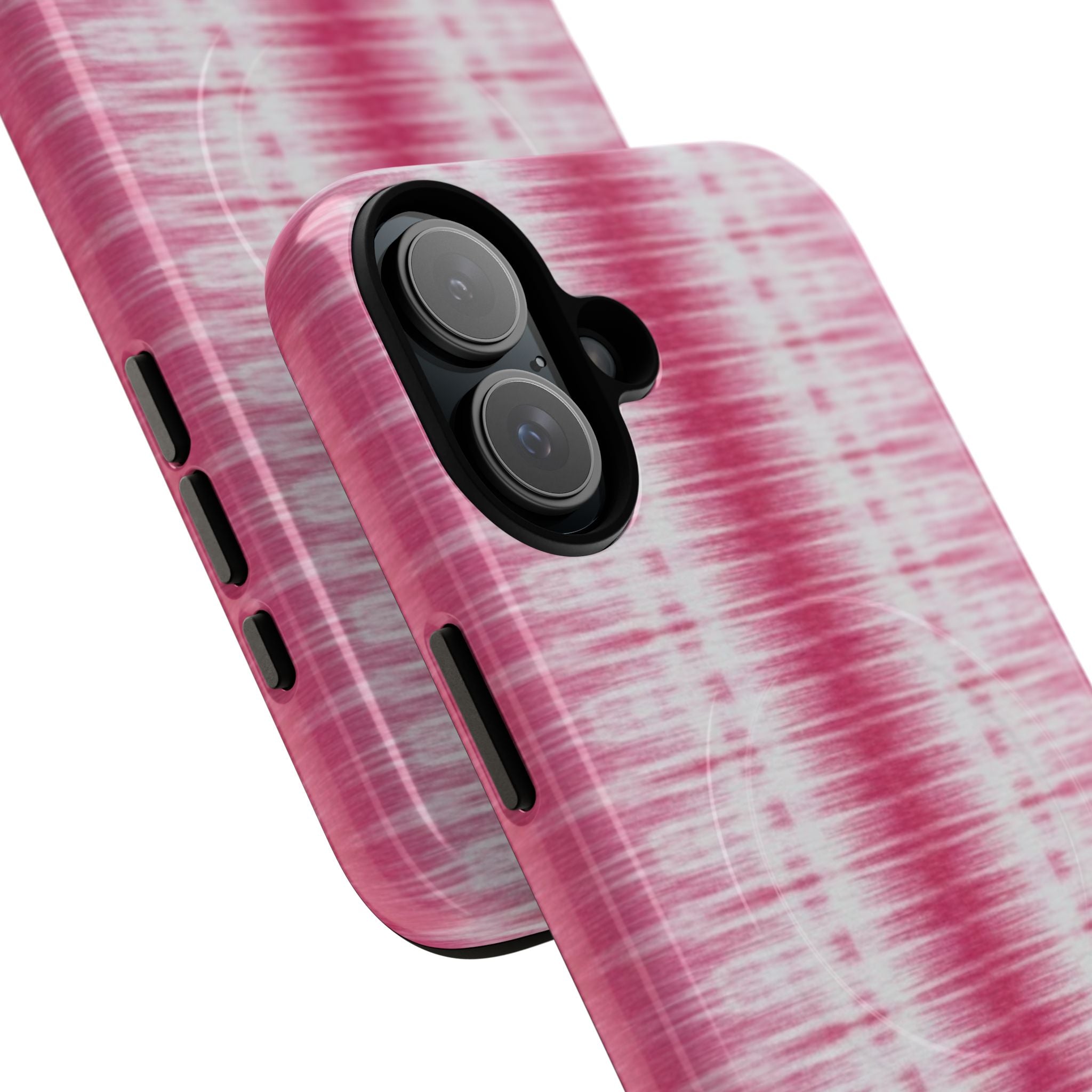 Pink Woven Texture MagSafe iPhone Case