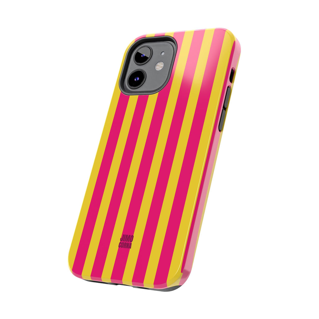 Pink and Yellow Bold Stripes