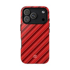 Angelina Stripes | Cherry - MagSafe iPhone Case